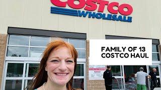 FAMILY OF 13 COSTCO HAUL