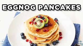 Fluffy Eggnog Pancakes | Pancake Recipes by Laura Fuentes