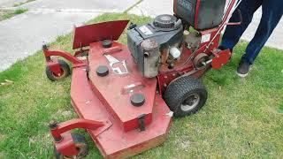 Ferris 48 Inch Cut Walk Behind Commercial Mower 15 HP Kawasaki Engine