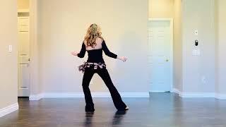 Dans Le Tango - line dance, improver, demo & tutorial