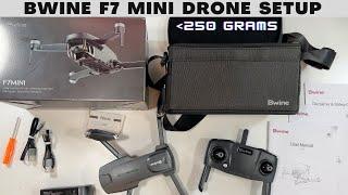 BWINE F7 Mini Drone Setup and First Flight!