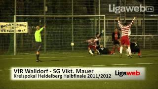 Ligaweb.tv - Siegtreffer im Kreispokal-Halbfinale: VfR Walldorf - SG Viktoria Mauer