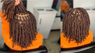 How to : Springtwist on natural hair.  Easy and beginner friendly.