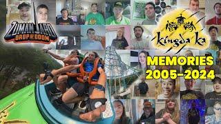 Erinnerungen an Kingda Ka und Zumanjaro im Six Flags Great Adventure