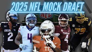 2025 1st Round Mock Draft W/ Trades -  Post Free Agency | Sheduer Sanders Falls and Big Risers