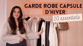 GARDE ROBE CAPSULE D'HIVER | 10 essentiels Mode d'Hiver | Lauriane Villa