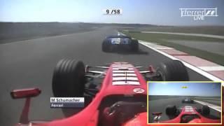 On Board F1 2006 Michael Schumacher vs Alonso Istanbul Park