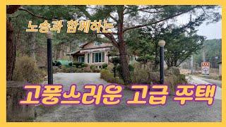 #  216   산자락 위치한 멋진 노송이  있는 고급  별장주택