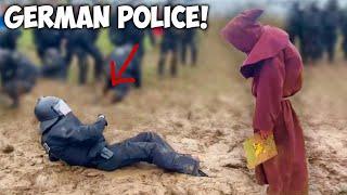 German Police Struggles vs Mud Wizard! (The Battle of Lützerath)