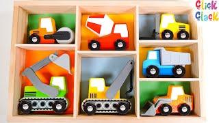 Let's Have Fun with Construction Toy Vehicles | Toy Puzzles for Toddlers