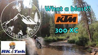 KTM 300 XC out on a FUNVENTURE!