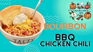 Crockpot Bourbon BBQ Chicken Chili