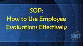 SOP Employee Evaluations