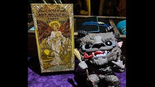 Golden Art Nouveau Tarot and a special appearance from Krampus!