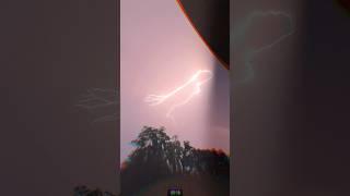 CRAZY Lightning ️  #viral #shorts #lightning #weather #rain