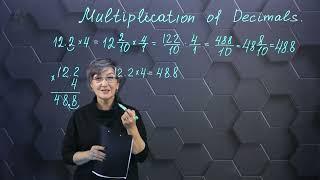 Multiplication of Decimals. Part 1.