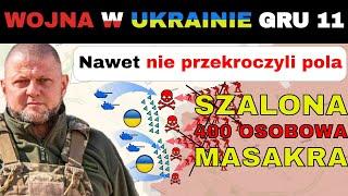 11 GRU: STOSY Rosyjskich Żołnierzy PIĘTRZĄ SIĘ. Pełna Porażka Taktyki Mięsa Armatniego.