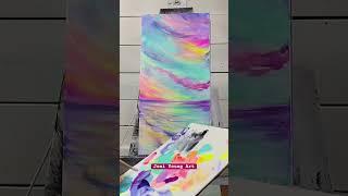 “Eternal Light” acrylic SEASCAPE painting #shorts