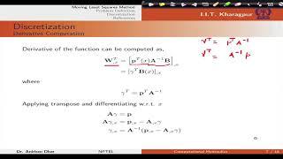 Lecture 22 : Mesh -Free Method : Moving Least Squares Method