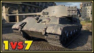 Tiger II - 11 Kills - 1 VS 7 - World of Tanks Gameplay