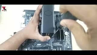 How To Install a CPU Air Cooler Cooler Master Hyper 212 Black Step by Step Guide | Tech Land