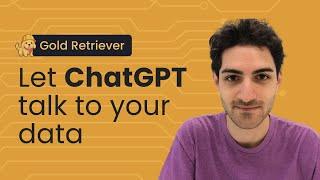 Gold Retriever: Let ChatGPT talk to your data