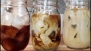 ICED COFFEE | DIY Iced Coffee At Home | COLD BREW COFFEE Recipe