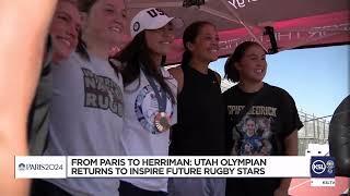 Olympic rugby Star Alex 'Spiff' Sedrick returns to her roots, inspires future rugby players