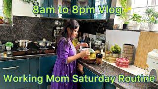 8am to 8pm sataurday Routine| గుత్తివంకాయ వేపుడు | weekly vlog-4