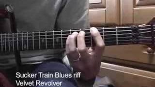 How To Play Sucker Train Blues riff / Velvet Revolver