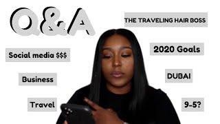 GET TO KNOW ME Q&A I Destiny Adams I The Traveling Hair Boss