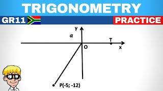 Trigonometry grade 11: Triangle on CAST Practice
