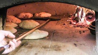 The Baked Sandwiches from Apulia, Italy, Eaten in London, South Quay. Street Food