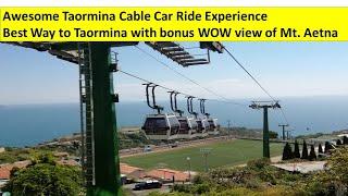 Best Taormina Cable Car Experience: Ride from Mazzaro to Taormina, Sicily, Italy