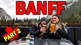 Banff National Park: Añjeo, Park Distillery, Bow Falls, Waldhaus Pub, Beavertails 