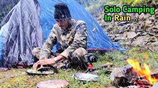 Solo Camping In Rainy Forest | Rain Camping Himachal | Himachal Wala