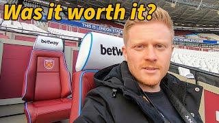  AN UPGRADE ON UPTON PARK? London Stadium Tour - West Ham United FC