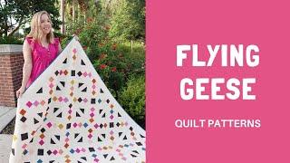 Flying Geese Quilt Patterns by Homemade Emily Jane