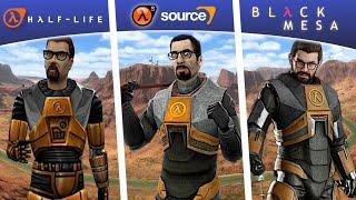 Half-life vs Half-life Source vs Black Mesa I Graphical Comparison of the exteriors