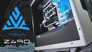 THE AQUA IS BACK! Z490 AQUA, 10900K Time-lapse Build