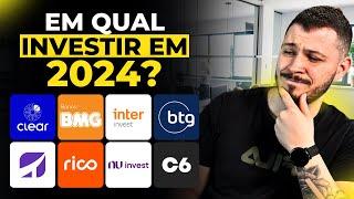 QUAL A MELHOR CORRETORA PARA INVESTIR EM 2024? GUIA DEFINITIVO!