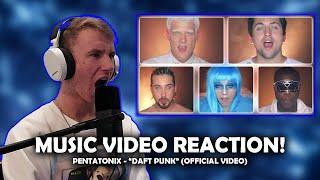 (insane beatboxing!!) Reacting to Pentatonix "Daft Punk" (Official Video)