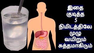 இதை குடித்த 5 நிமிடத்திலே முழு வயிறும் சுத்தமாகிடும் | stomach clean easily in tamil | constipation