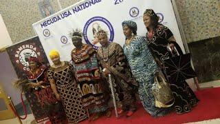 Traditional Fashion Parade, MECUDA USA. Toghu fashion, African fashion, African wear.