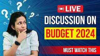 Main keypoints of Budget  | Budget 2024 | Live | CA Neha Gupta