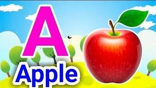 Phonics song with Two Word A for Apple ABC alphabet song with sound, for children #abcd #kidssong