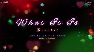 What It Is - Doechii (4k karaoke) 60fps @vocalvibe