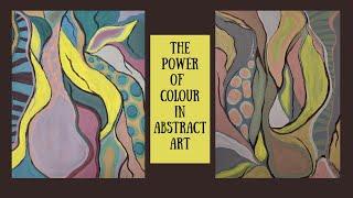 Using colour theory to create abstract art from composition to final picture