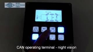 CAN operating terminal   night vision