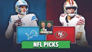 Detroit Lions vs San Francisco 49ers BEST BETS! NFL Picks & Predictions | The Favorites